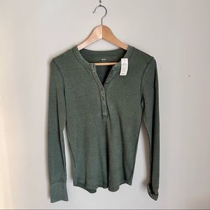 NWT Aerie Women’s Long Sleeve Henley